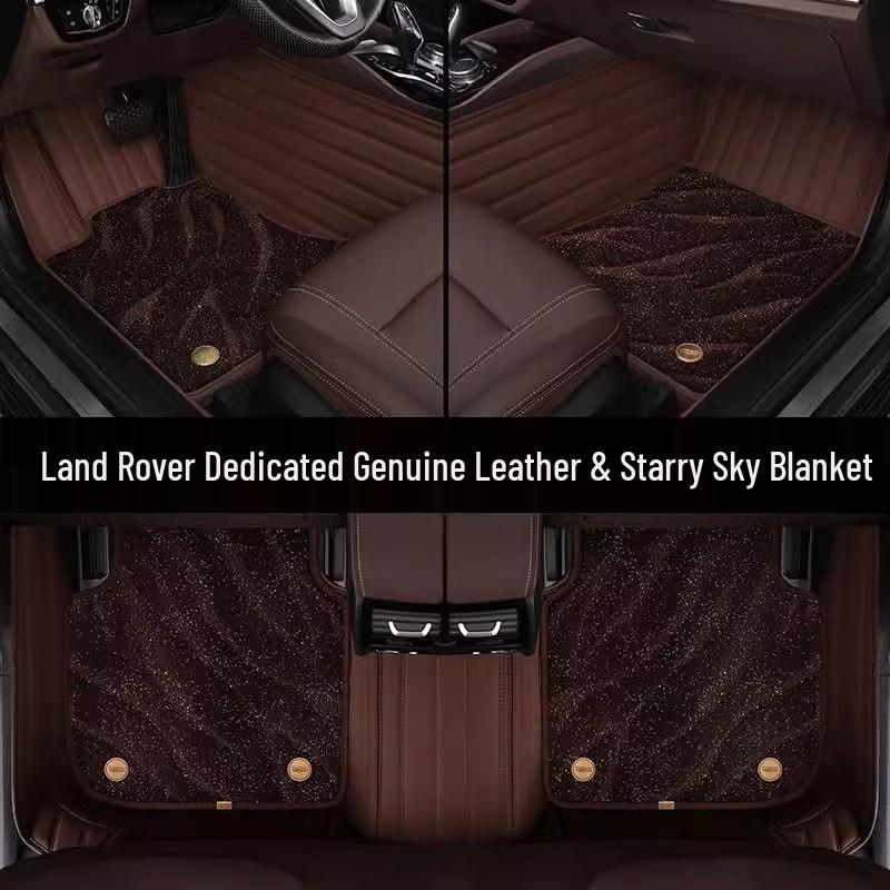 Land Rover Floor Mats for Range Rover, Defender, Velar, Discovery, Evoque, and Discovery Sport 2 - Special Flocking Carpet.