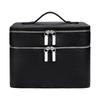 Portable PU Material Cosmetic Bag Waterproof Large Capacity Travel Bag Aesthetic Pattern Lychee Pattern Bag Toiletry Storage