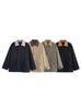 Women's European & American Fashion Colorblock Lapel Jacket - Spring/Autumn 2025