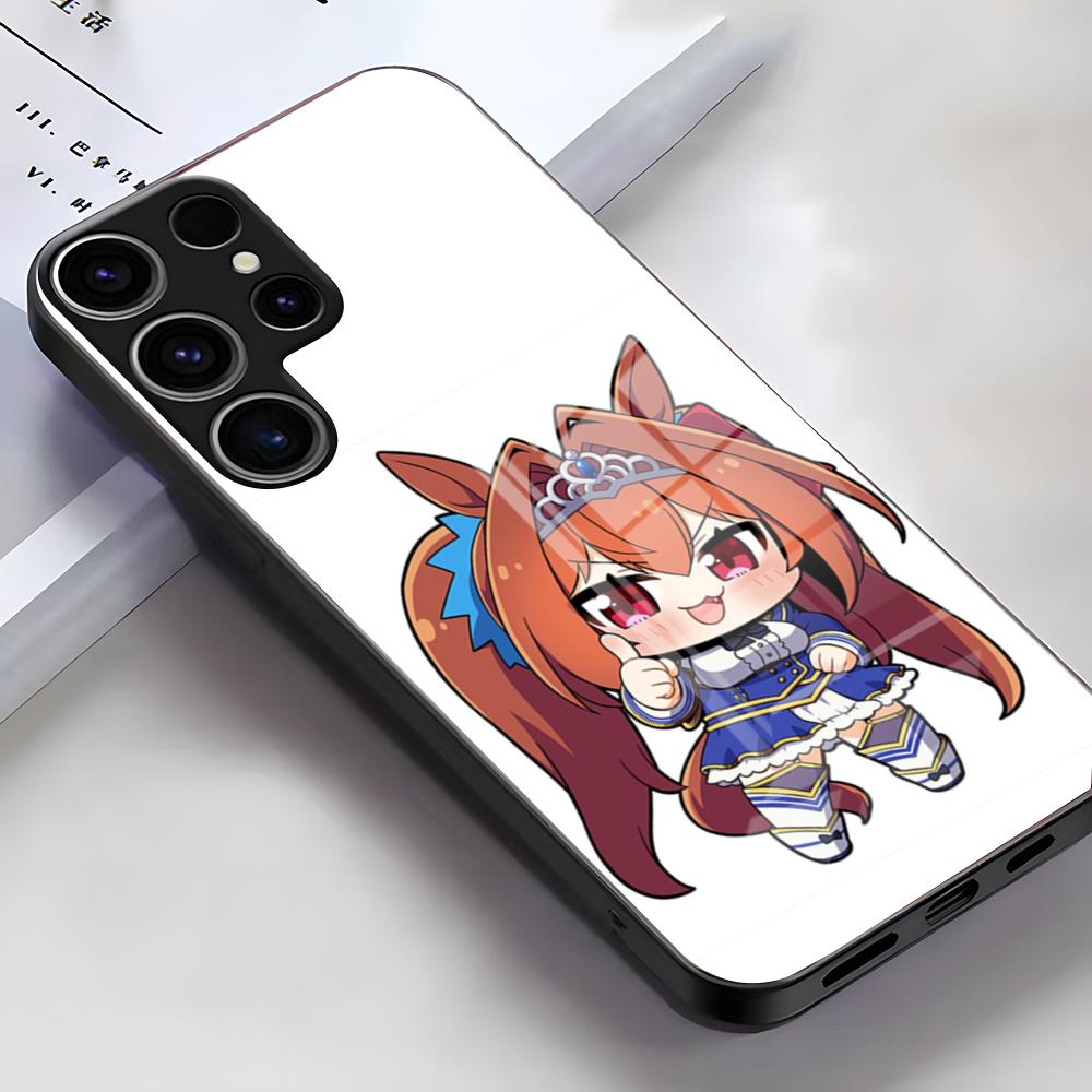 Uma Musume Pretty Derby Phone Case For Samsung S25 Edge Ultra S23 S22 S21 S20 Ultra Plus S24 Fe A54 A53 A25 Glass Cover