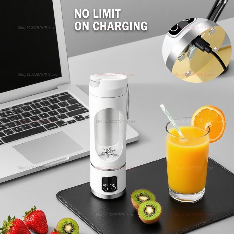 Portable Electric Blender Juice Maker USB Rechargeable Smoothie Milkshake Blender For Fresh Fruit Orange Yogurt Camping Workout