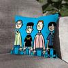 Band W-Weezer Pillow Case For Sofa Decor Car Office Room Printing Cushion Cover Decorations and Protector