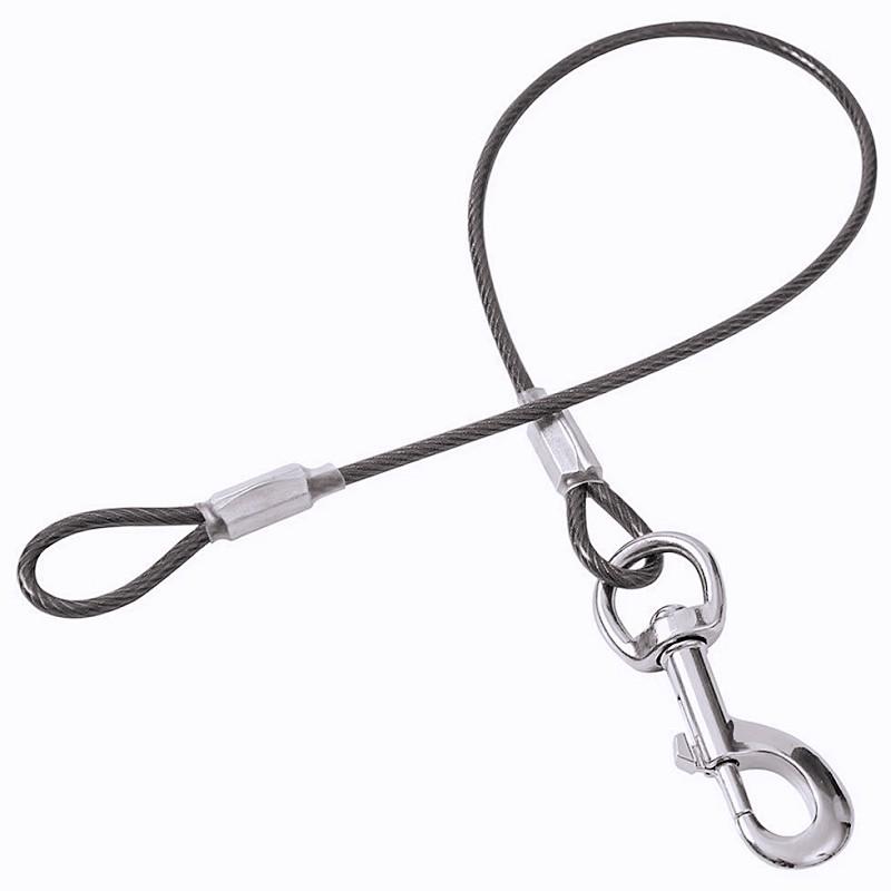Dog Leash Extend Rope Dogs Leashes Chew Proof Extend Leash for Dog Walking Stainless Steel Dogs Chain Traction Rope Pet Chain