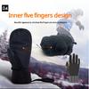 White Adult Double Layer Ski Gloves Winter Snow Gloves With Waterproof & Wear-Resistant With Inner Gloves