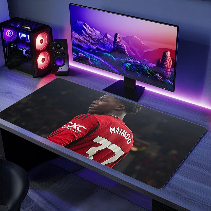 Kobbie Mouse Pad, Large Gaming Desk Mat, Non-slip XXL Mousepad for Laptop & Tablet, Mini PC Playmat with Stitched Edges