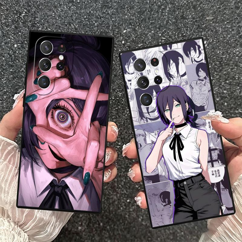 Anime Character R-Reze CSM Soft Phone Case for Samsung Galaxy S26 S25 Edge S24 Ultra S23 Plus S22 S21 FE S20 Black Cover Back Sh
