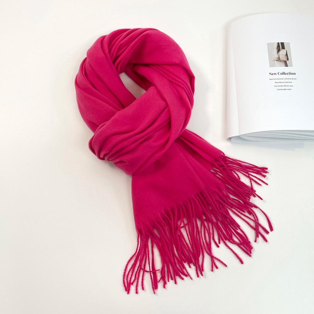 Čtyři roční období k dispozici Nový dámský všestranný kabát na vlasy Imitace kašmírové šály Teplá střední šála šál