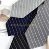 49MD Student Pre Tied Neck Ties Preepy Look Pretty Striped Tie Cravat Necktie Vintage Neck Wear Accessories