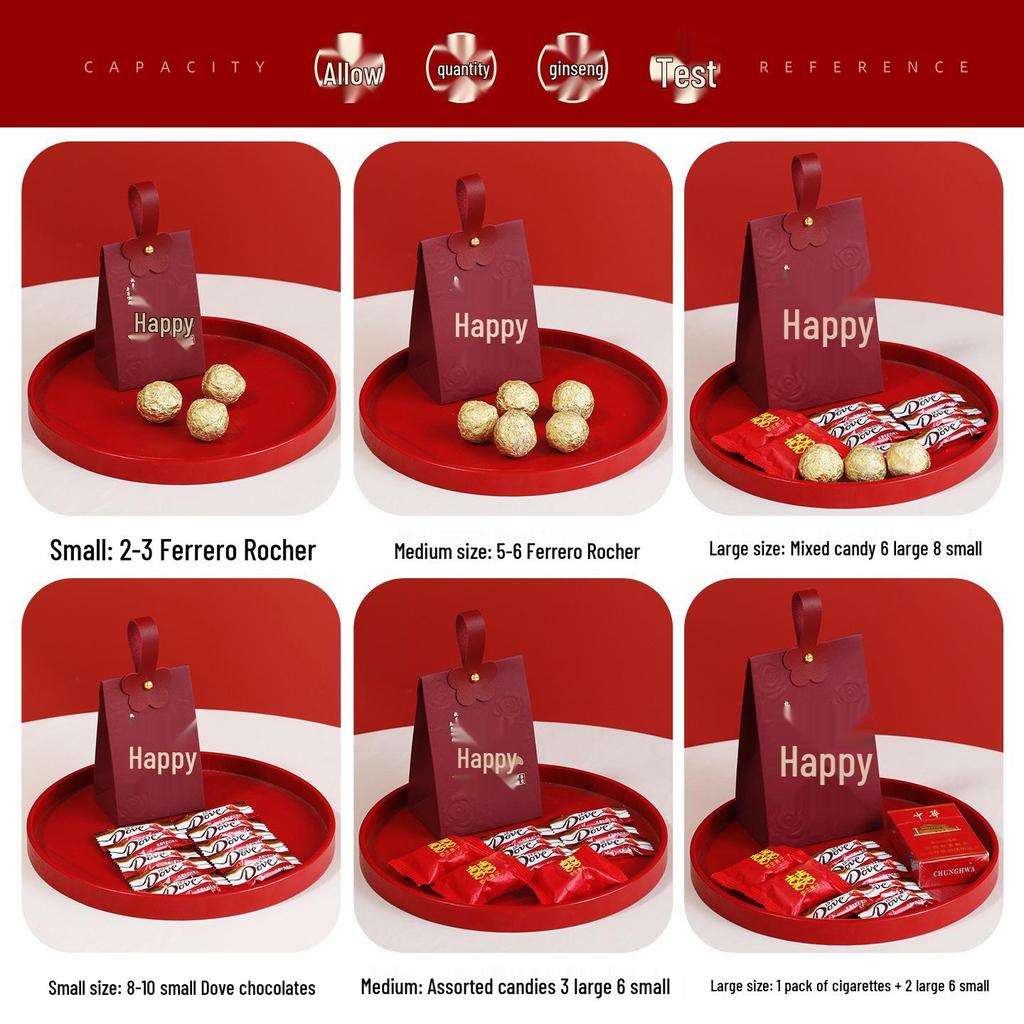 2026 Elegant Wedding Candy Gift Box - High-End, Creative Design