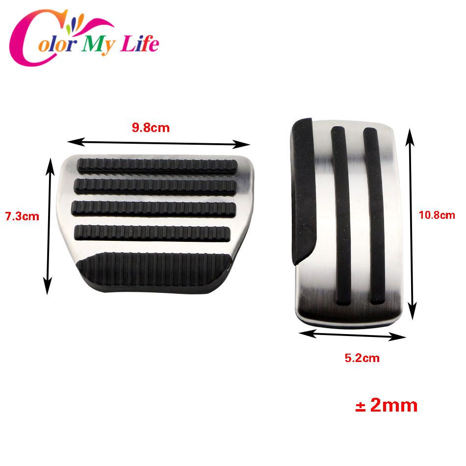 Nerezové plynové brzdové pedály AT kryt pedálu pro Nissan X-trail T31 2010-2013 Qashqai J10 2012 - 2015 Teana 2010 -