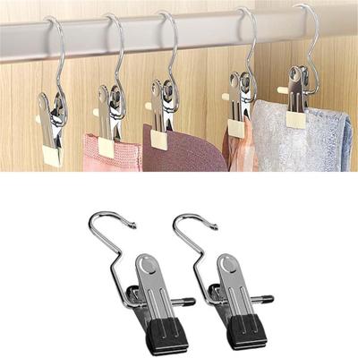 20 PCS Boot Hanger Clips for Closet Pants Socks Towel Handbags Laundry Hooks with Clips Hanging Clips Clothes Pins