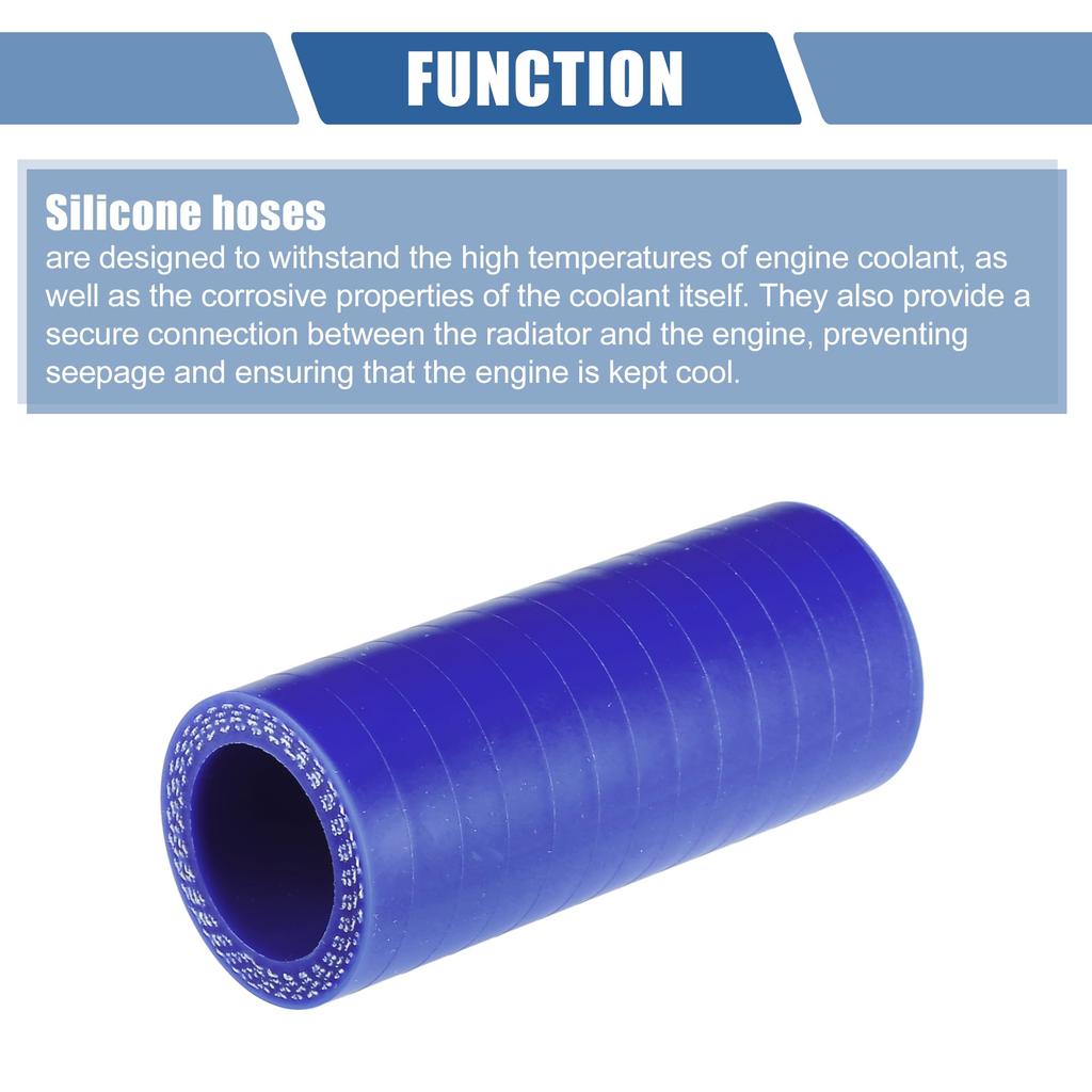X AUTOHAUX Silikonschlauch Silikonrohr Kühlerschlauch 1 Stück Innendurchmesser 0,9 Zoll