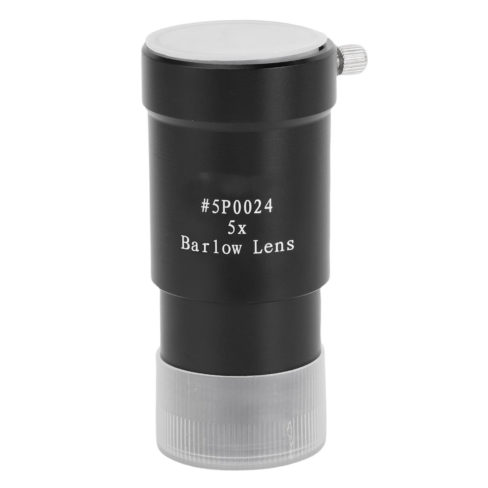 Cosyhome Barlow Lens 1.25 Inch 5X Magnification Multi Layer Hd Coating Optical Glass Astronomy Barlow Lens