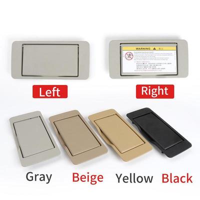 Für Mercedes C-Klasse Benz W203 Sonnenblende Schatten Spiegelabdeckung Innen Make-Up Spiegel Kosmetikspiegel Abdeckung Schwarz Beige A2038102110