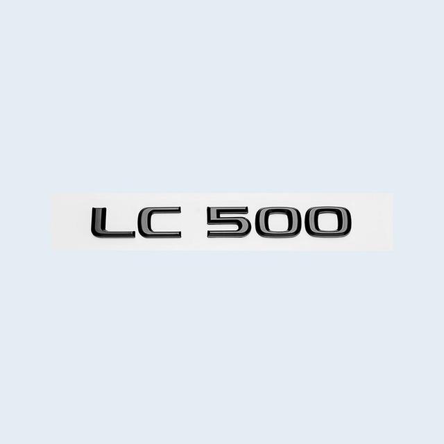 Glossy Black 3D ABS Letters Number CT200h LC500 LC500h HYBRID Emblem For Lexus Car Trunk Logo Sticker Badge Accessories