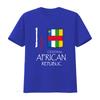 I Love Central African Republic Cool Novelty T Shirt Vintage Homme Soft Stretched Graphic Top For Everyday Wear Slightly