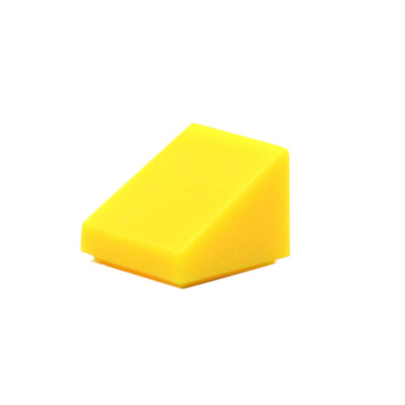 100pcs DIY Building Blocks Figure Smooth Bevel Bricks 1x1 Educational Creative Size Compatible With 54200 Toys for Children