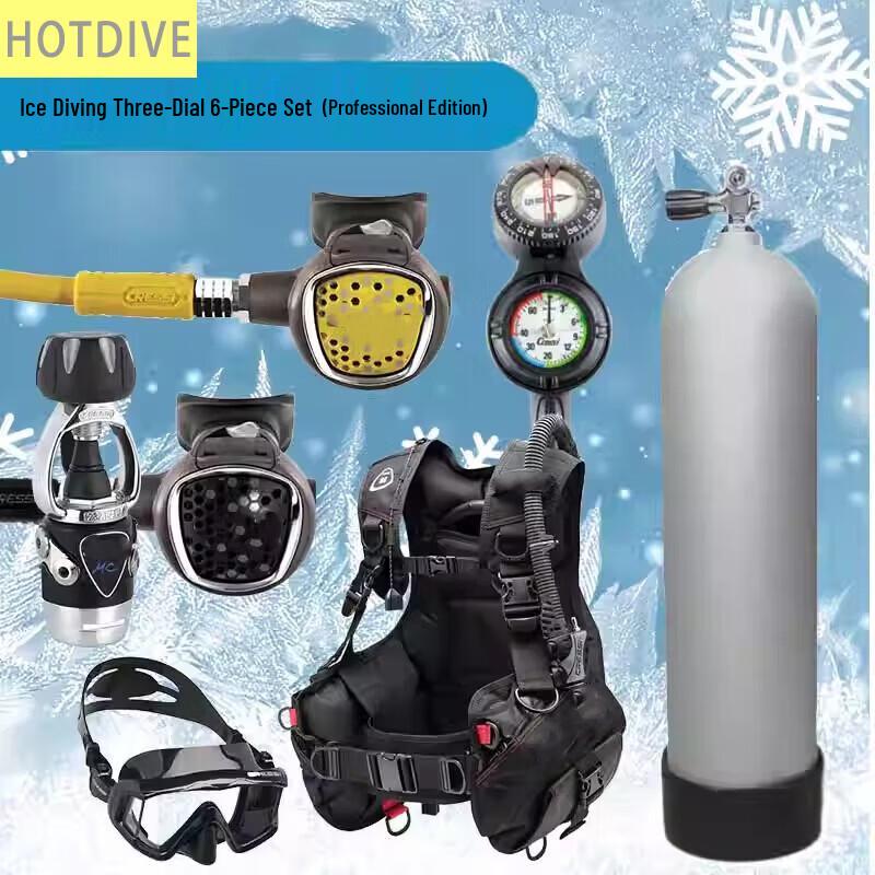 

HOTDIVE Професійний комплект для дайвінгу з 6 предметів