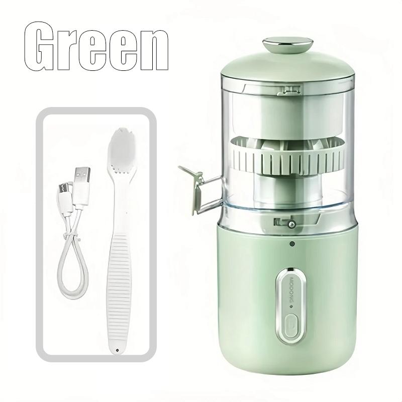 

45 Вт электрическая соковыжималка 1500 мАч перезаряжаемый автоматический блендер соковыжималка для фруктов портативный шейкер для смузи разделение фруктов сырая соковыжималка зелёный