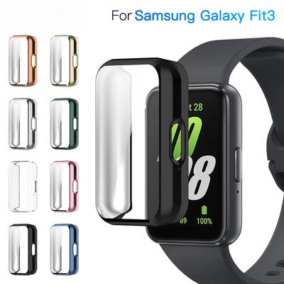Screen Protector Case for Samsung Galaxy Fit 3 Full Coverage Bumper Soft TPU Protective Cover for Samsung Fit3 Accessories