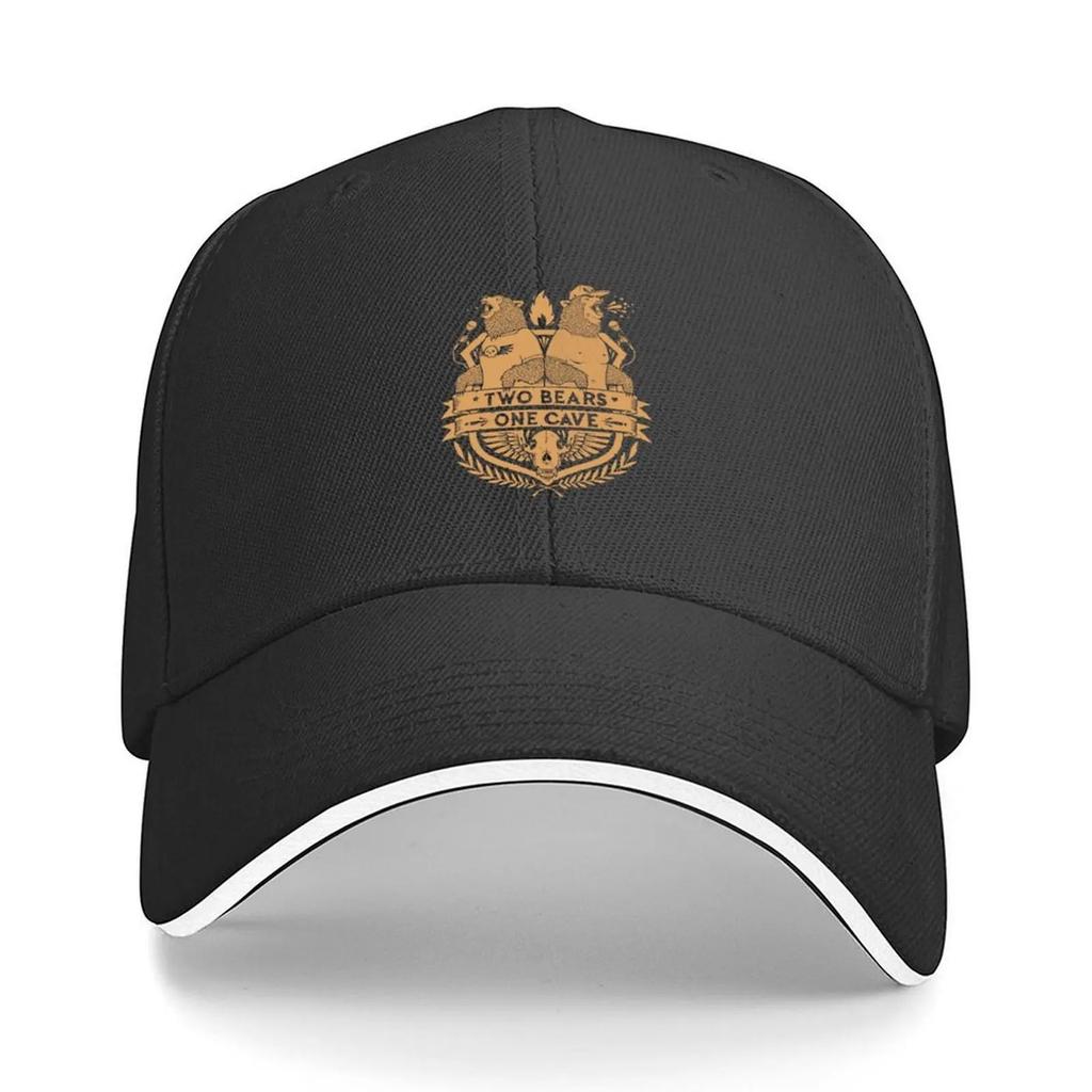 TWO BEARS ONE CAVE BY JEREMY FISH Baseball Cap Christmas Hat Sun Hat For Children Anime Hat Sun Cap Golf Unisex Womens