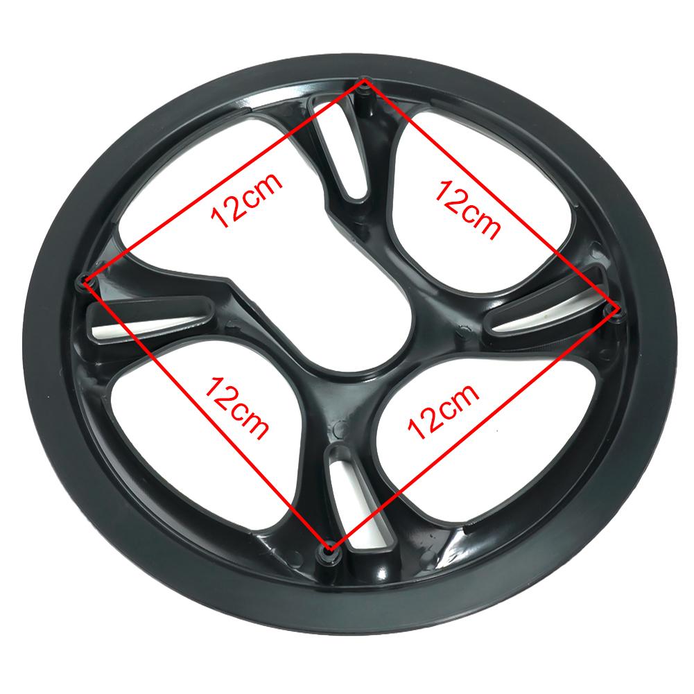 48 Teeth 12cm Bicycle Bike Crankset Chain Wheel Cover Protection Chain Wheel Protective Cover Black Guard Protector Cycle Parts