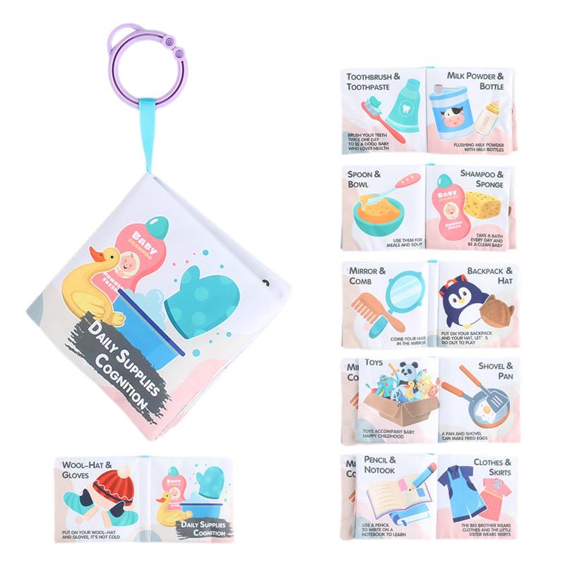 

Baby Cloth Book Tear-resistant Teether Book Cognitive Toy For Infant Early Education Daily supplies