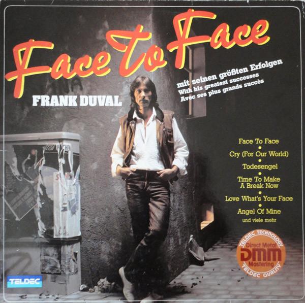 

LP Record FRANK DUVAL - Face To Face 625413 TELDEC 1982 Germany Rock Used