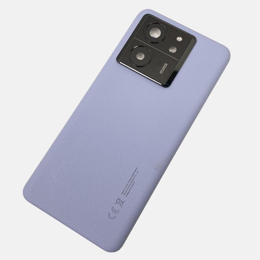 Glass For Xiaomi13T 13T Pro Back Cover Battery Door Housing Repair Parts 2306EPN60G 23078PND5G With Camera Lens синий