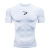 Men Running Compression T-shirt Short Sleeve Sport Tees Gym Fitness Sportshirts Male Jogging Tracksuit Homme Athletic Shirt Tops