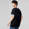 Levis Color Block Letter Print Cotton Crew Neck Short Sleeve T-Shirt Men Tops Black 16143-0084