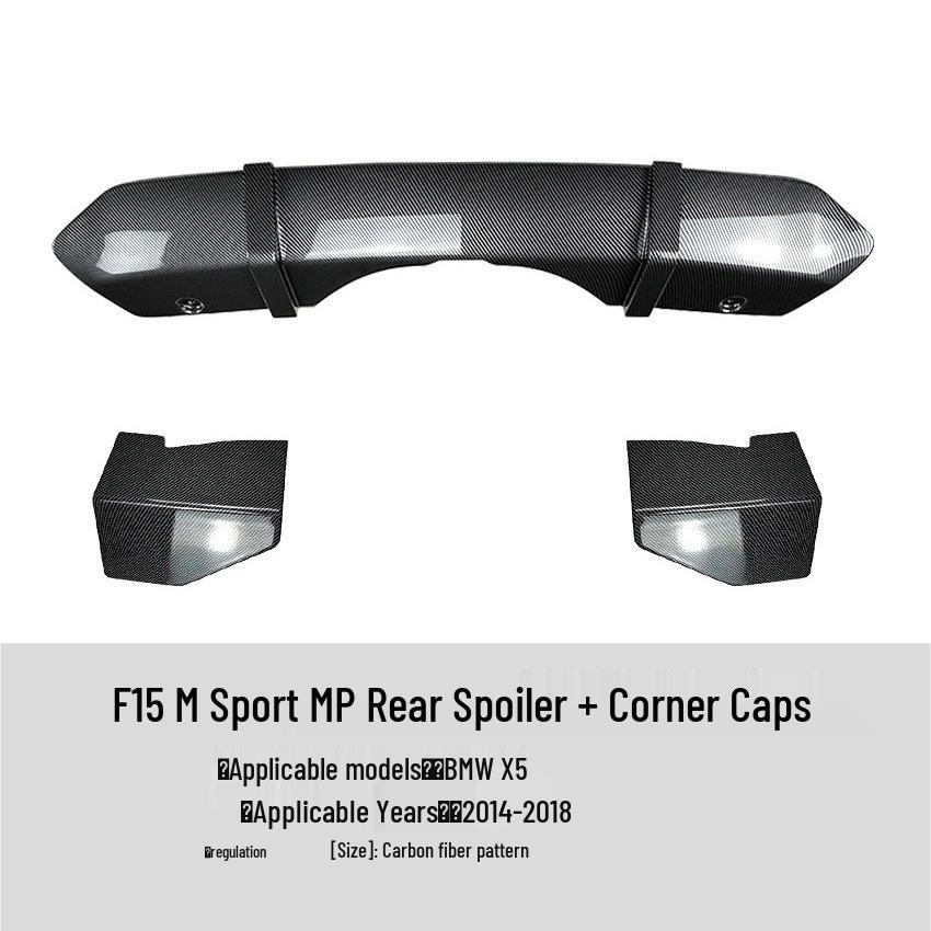 BMW X5 F15 M Sport 2014-2018 Front Lip, Rear Spoiler, Side Skirts, Grille, Rear Lip Modification Kit