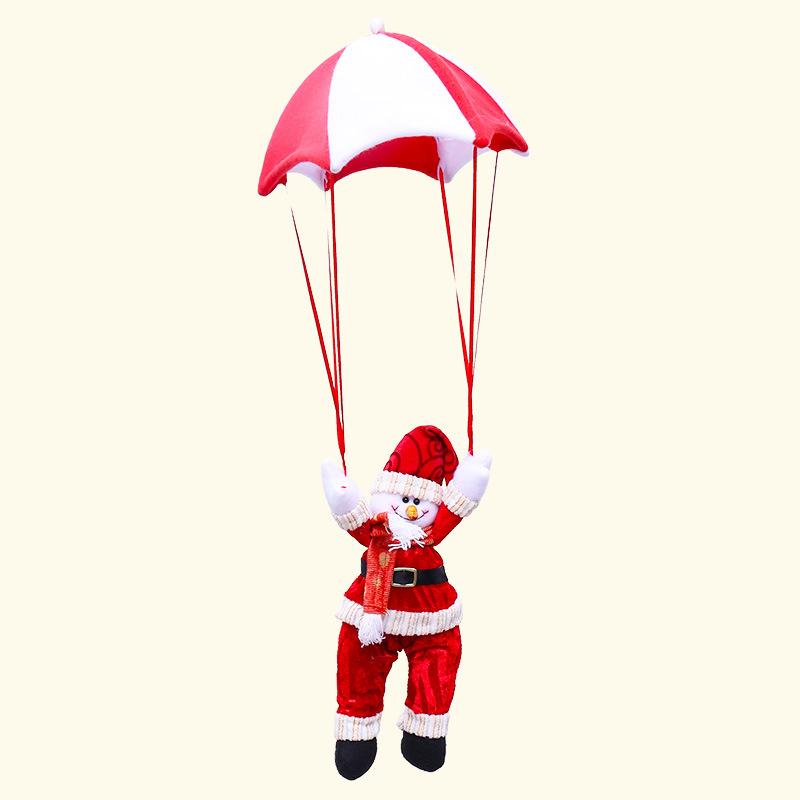 

Дед Мороз Снеговик Рождество Дом Потолочное Украшение Парашют Кукла Игрушка Подвесная Snowman Red