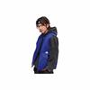 adidas Solid Color Logo Zipper Sleeveless Windbreaker Jacket for Men, Blue