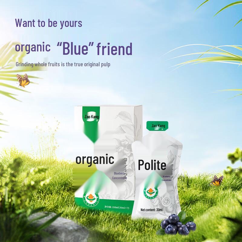 ZaoKang Organic Blueberry Puree 210ml