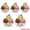 10pcs Wholesale Cute Food Series Embroidery Patches Diy Cartoon Iron On Patches For Clothing Sew Stickers Badge Applique 