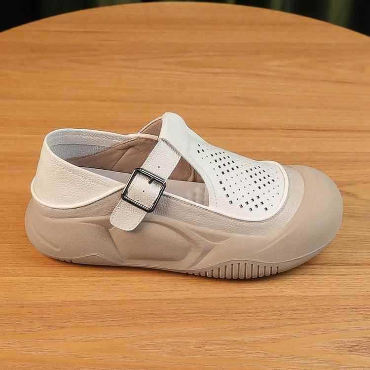 

Korean Style Retro Slip-On Thick Sole Casual Sandals 37 коричневый