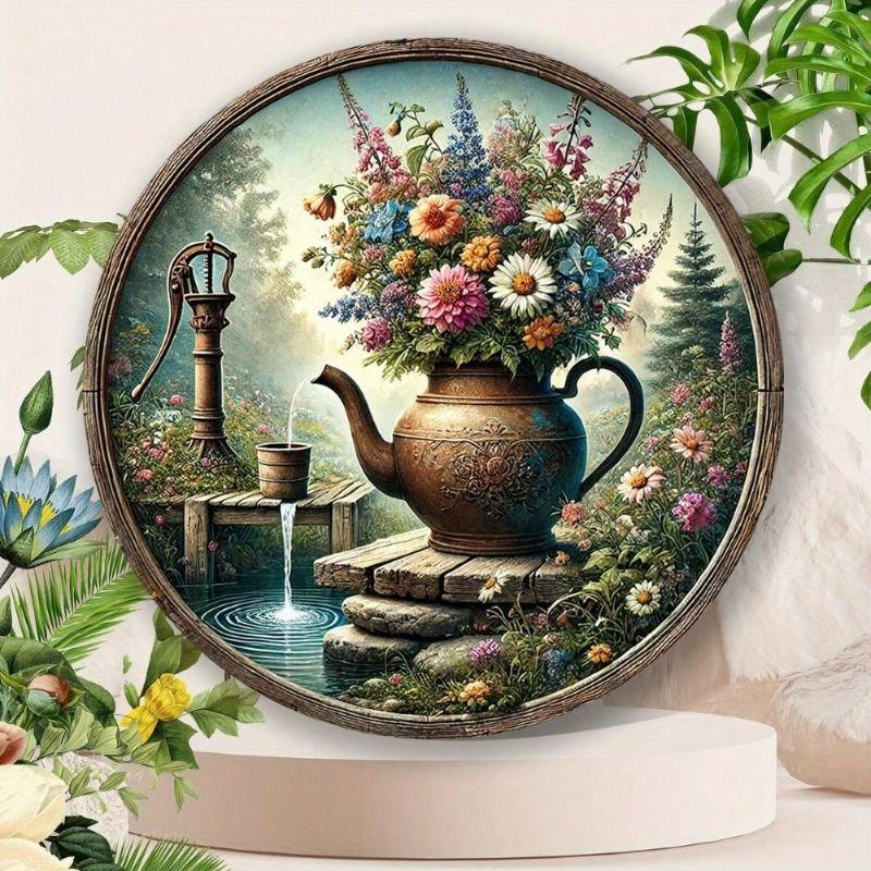 Retro Metal Tin Sign, Wall Art Home Decor, Vintage 2D Plaque