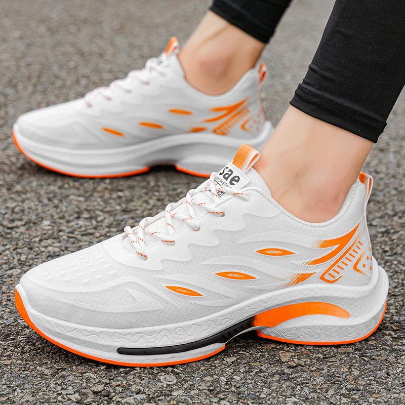 Trendy Casual and Versatile Student Men's Running Shoes Sports Shoes Rebound  Lightweight  Non Slip  All Season Running Shoes