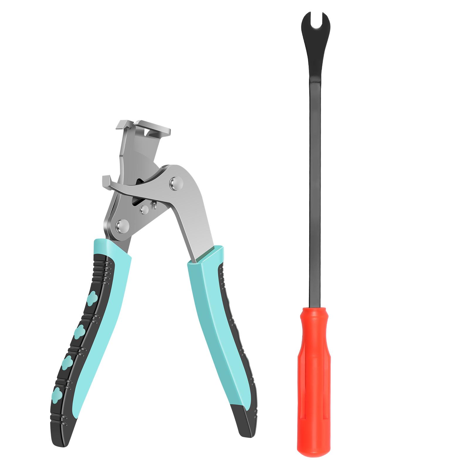 

Car Clip Pliers and Pry Bar Tool Automotive Snap Pliers Multifunctional Clip Removal Tool Car Door Panel Dashboard Repair Kit