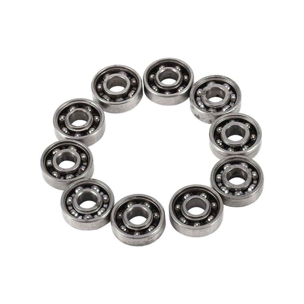 

10pcs Steel Miniature 608 Ball Bearing for Fingertip Toy Spinner 8*22*7mm