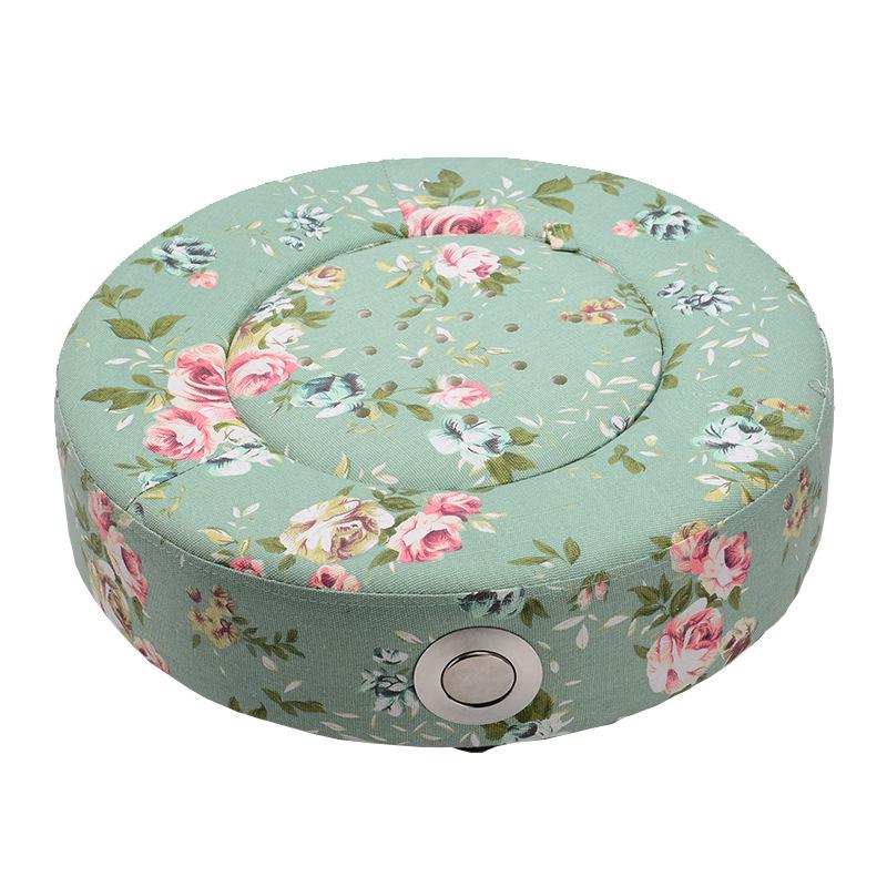 Portable Solid Wood Moxibustion Stool and Cushion Set for Hip, Abdomen, and Back Therapy