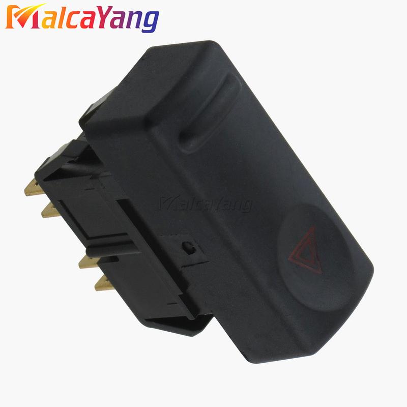 For Renault 19 II B C53 D53 L53 S53 853 1991-1995 7700817335 High Quality Electrical Hazard Warning Switch Button Car Accessorie