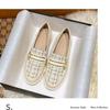 2025 Women's Shoes Fashion Personality British Style Thick-soled Wild Wide-footed Casual Loafer Sexy Solid Color Leather Shoes