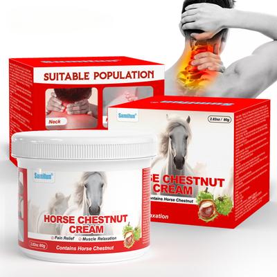 80g Horse Chestnut Cream Shoulder Massage Fever Neck, Waist and Back Joint Muscle Discomfort Massage Cream