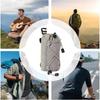 Large Capacity Backpack Strap Pouch Drawstring Anti-lost Storage Expansion Bag Mesh Bottom Portable Water Bottle Holder