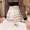 Fashionable Women's Denim Shorts Hot Pants Sexy High Waist Fashion Holes Women's Shorts
