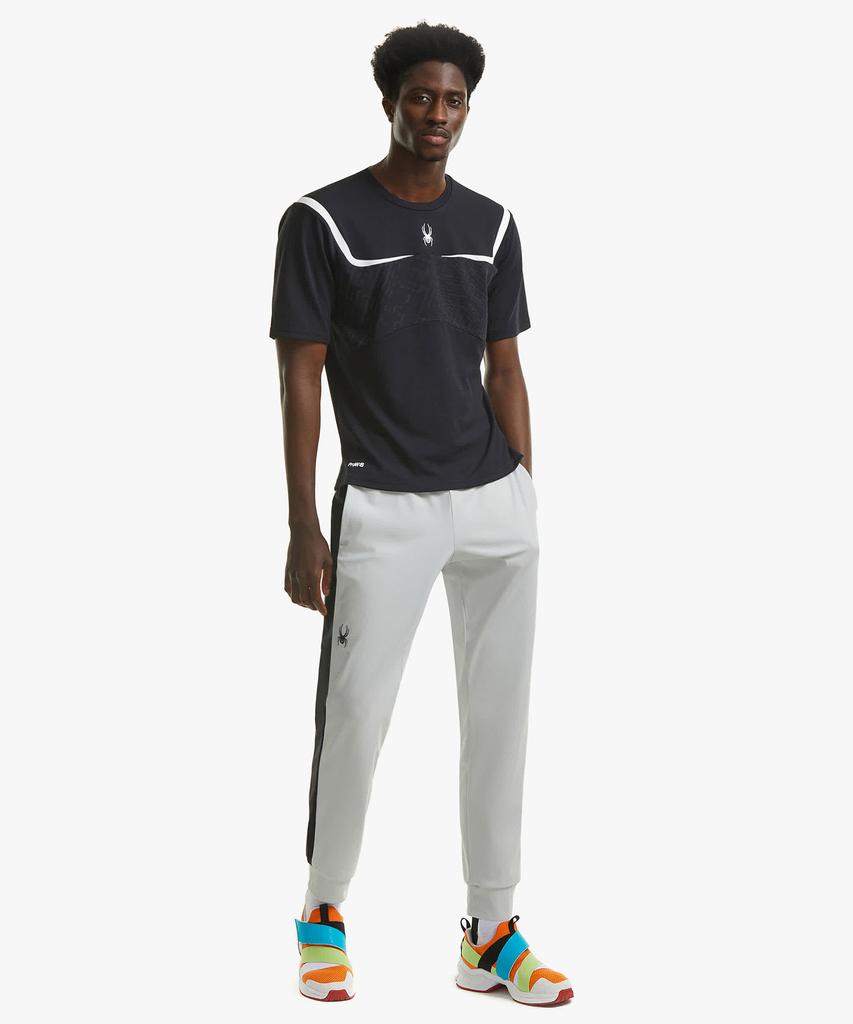SPYDER Men'S Football Pro Web Variant Pattern Jogger Pants Sphpcnfp212Mlgr