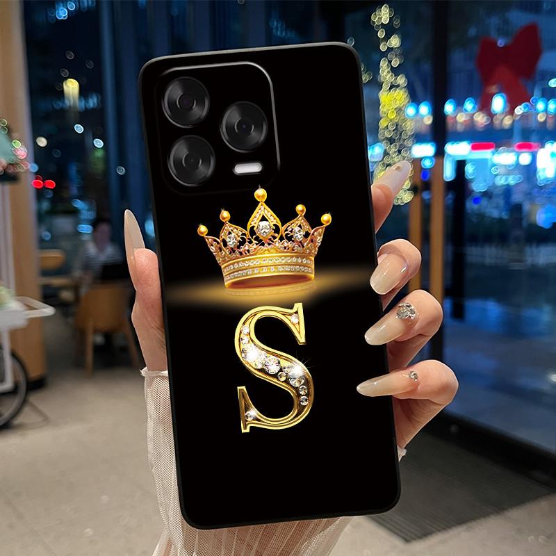Case For ZTE Blade V70 Vita/Nubia V70 Design Soft Silicone Black Case Shockproof Beautiful Trendy Crown Letter Pattern Shell