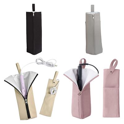Hot Iron Holder,Hair Curling Holder Mat With Zipper,Heat Resistant Travel Bag For Curling Iron,Lightweight Portable Hair Straigh